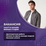 Вакансия скаута онлайн веб студии.